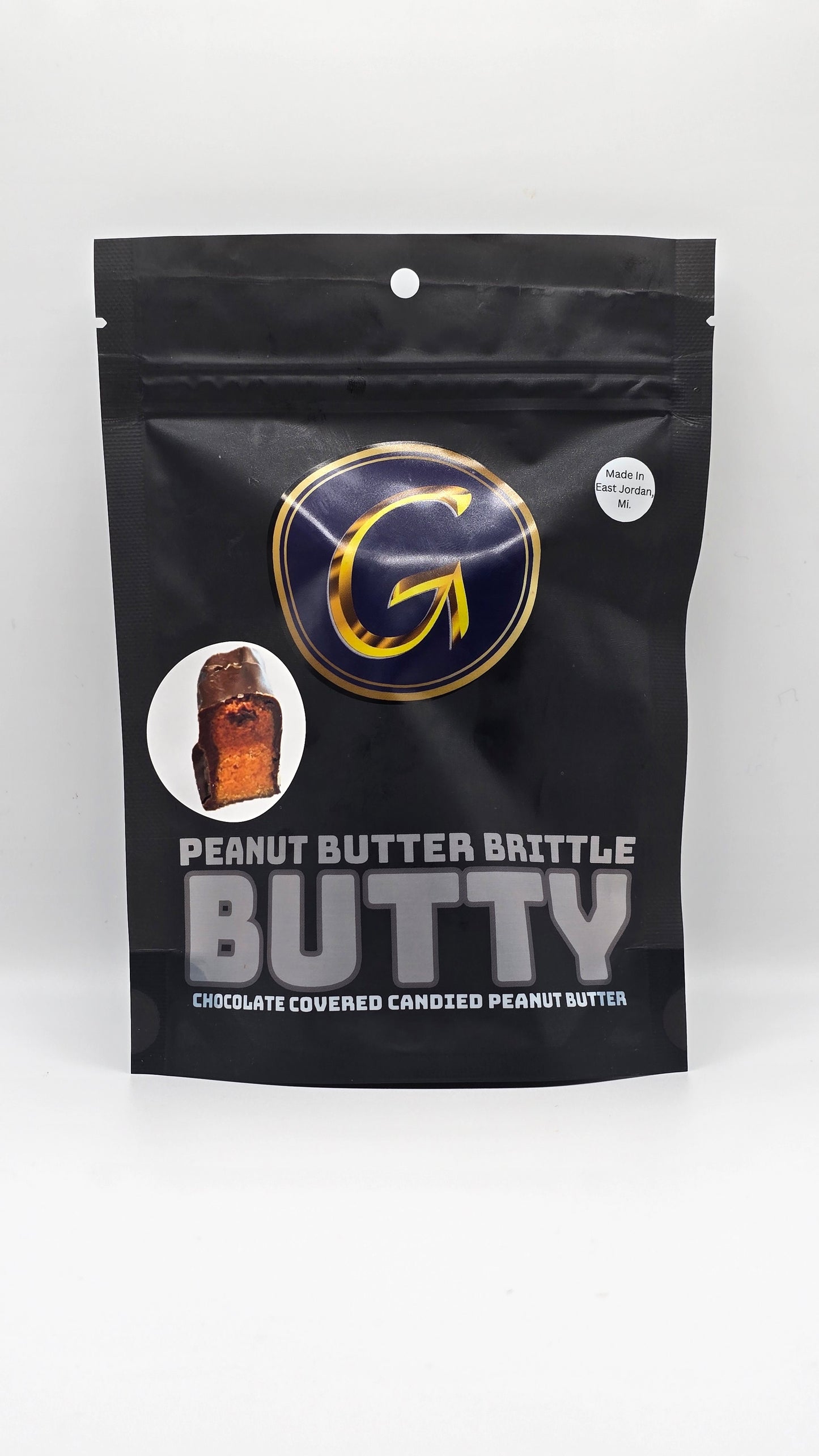 Peanut Butter Brittle Butty