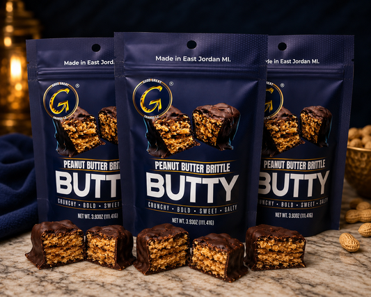 Peanut Butter Brittle Butty - 3 Pack